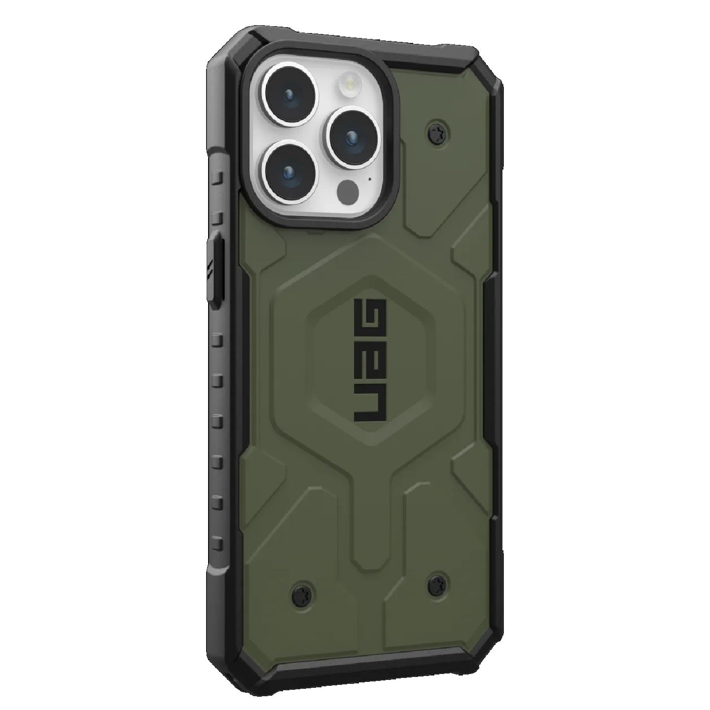 UAG Pathfinder MagSafe Apple iPhone 15 Pro Max (6.7') Rugged Case - Olive Drab(114301117272),18ft. Drop Protection(5.4M), 10 Years Warranty