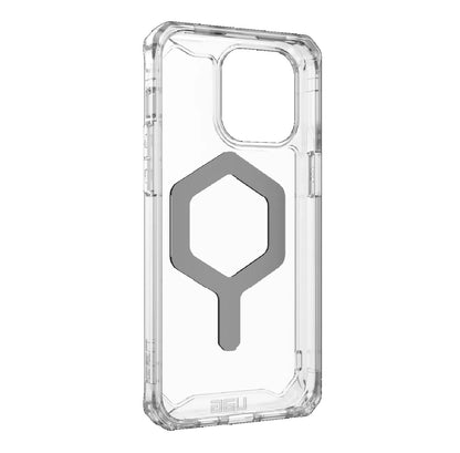 UAG Plyo MagSafe Apple iPhone 15 Pro Max (6.7') Rugged Case - Ice/Silver(114305114333),16ft. Drop Protection (4.8M), 10 Years Warranty