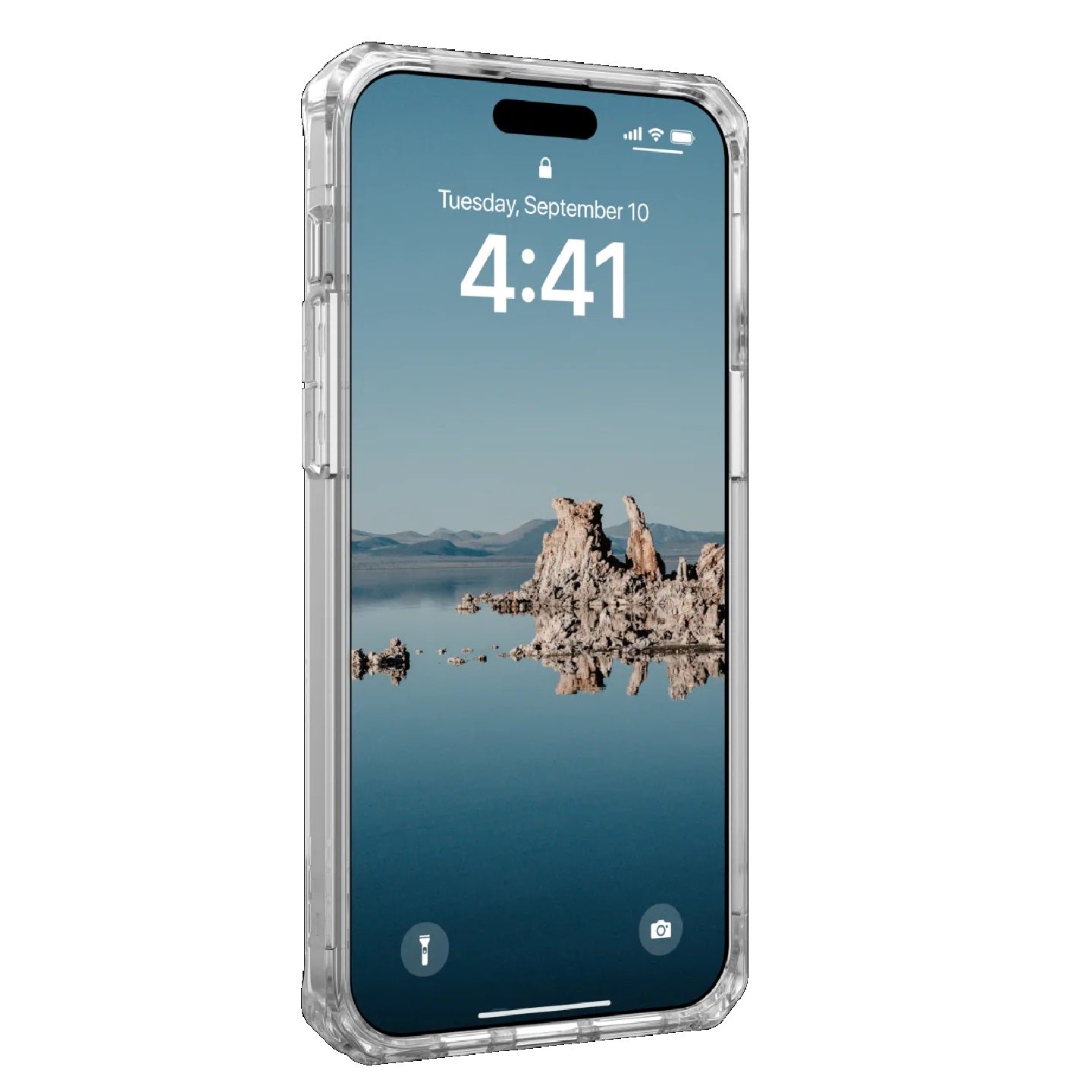 UAG Plyo MagSafe Apple iPhone 15 Pro Max (6.7') Rugged Case - Ice/White(114305114341),16ft. Drop Protection (4.8M), 10 Years Warranty