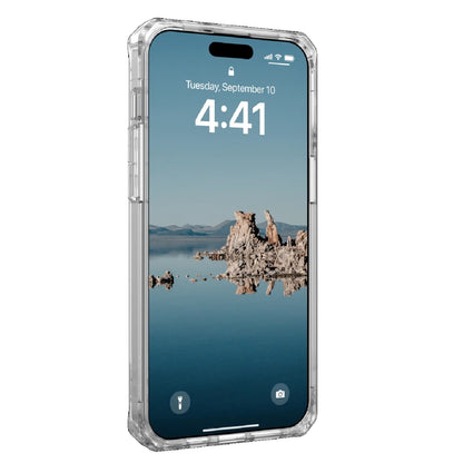 UAG Plyo MagSafe Apple iPhone 15 Pro Max (6.7') Rugged Case - Ice/White(114305114341),16ft. Drop Protection (4.8M), 10 Years Warranty