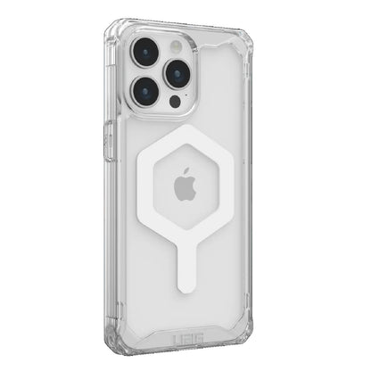 UAG Plyo MagSafe Apple iPhone 15 Pro Max (6.7') Rugged Case - Ice/White(114305114341),16ft. Drop Protection (4.8M), 10 Years Warranty