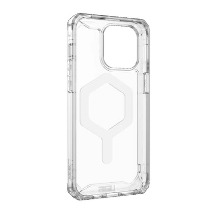 UAG Plyo MagSafe Apple iPhone 15 Pro Max (6.7') Rugged Case - Ice/White(114305114341),16ft. Drop Protection (4.8M), 10 Years Warranty