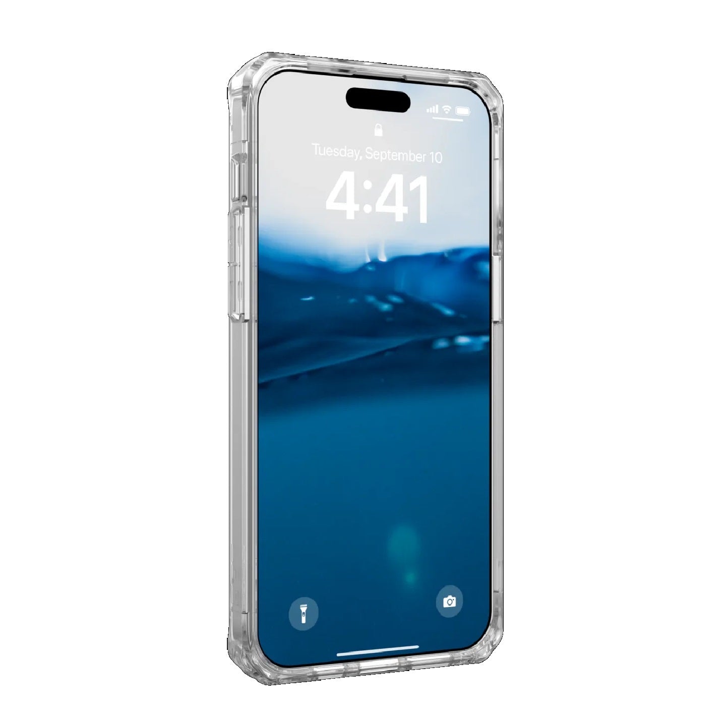 UAG Plyo Apple iPhone 15 Pro Max (6.7') Rugged Case - Ice (114310114343), 16ft. Drop Protection (4.8M), Raised Screen Surround, 10 Years Warranty