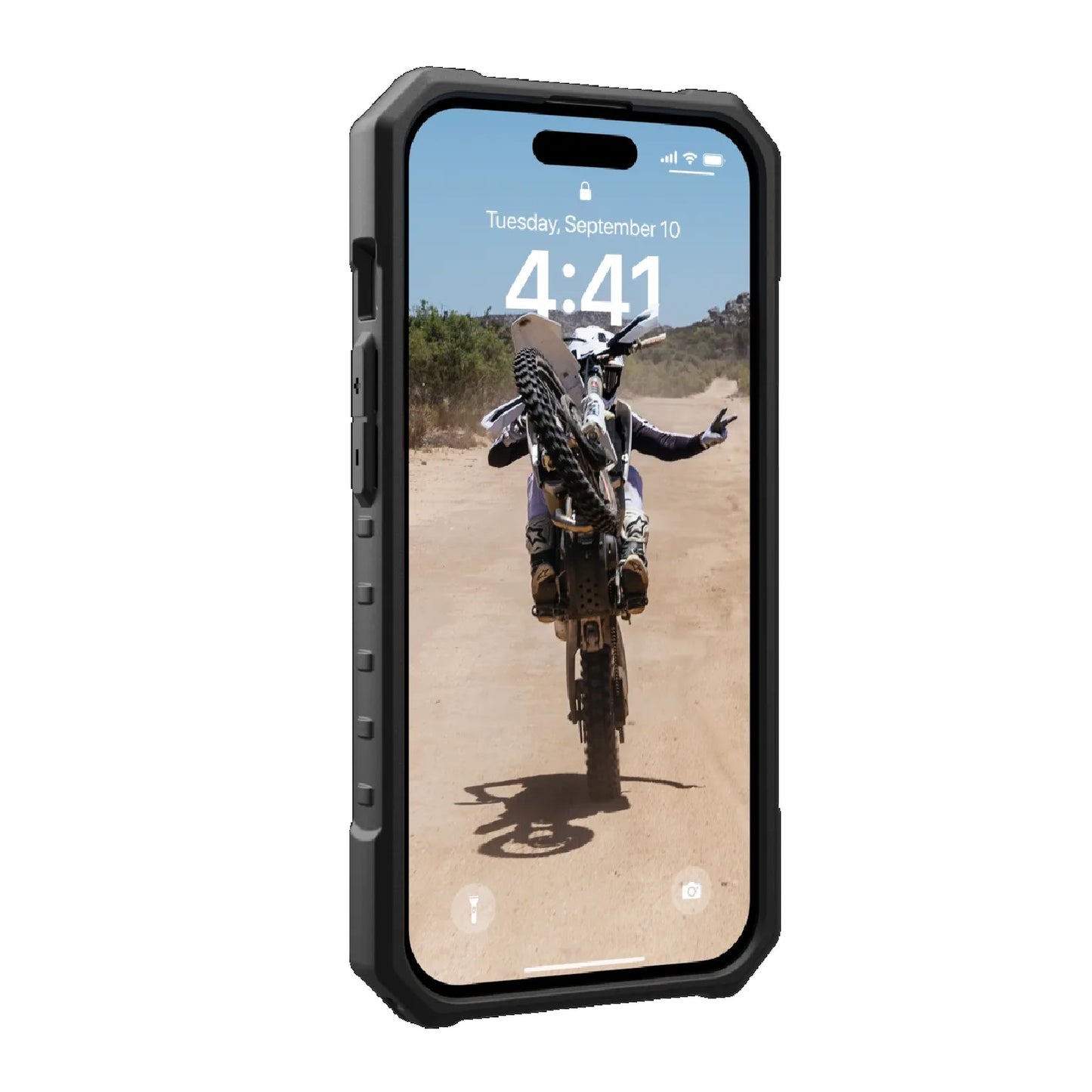 UAG Pathfinder MagSafe Apple iPhone 15 (6.1') Rugged Case - Ash (114358113131), 18ft. Drop Protection (5.4M), Tactical Grip, 10 Years Warranty