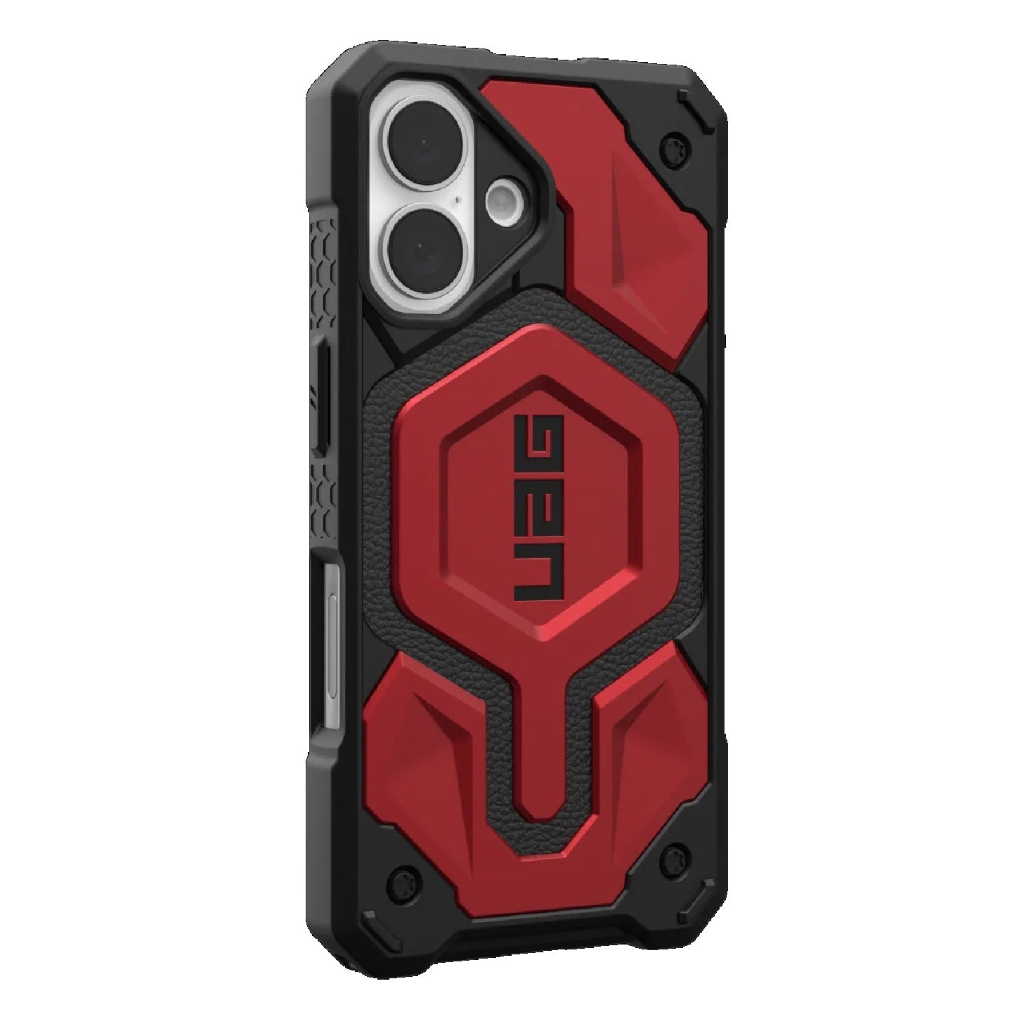 UAG Monarch Pro MagSafe Apple iPhone 16 (6.1') Rugged Case - Crimson (114458119494), 25ft. Drop Protection(7.6M) Impact Resistant ,10 Years Warranty