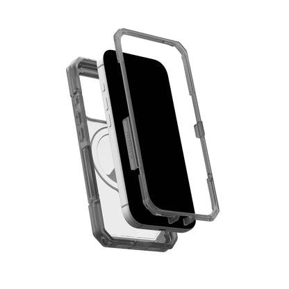 UAG Trooper MagSafe Apple iPhone 17 Pro (6.3') Rugged Case - Clear/Ash (114521114G31),30 ft. Drop Protection (9.1M),Impact Resistant,10 Years Warranty
