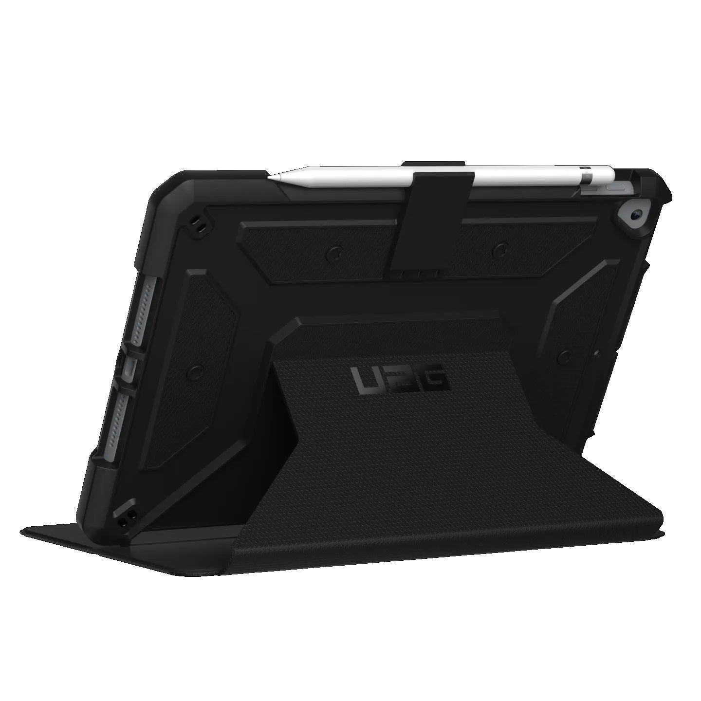 UAG Metropolis Apple iPad (10.2') (9th/8th/7th Gen) Folio Rugged Case - Black(121916114040), DROP+ Military Standard, 1 Year Warranty