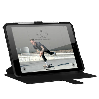 UAG Metropolis Apple iPad (10.2') (9th/8th/7th Gen) Folio Rugged Case - Black(121916114040), DROP+ Military Standard, 1 Year Warranty