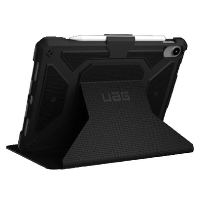 UAG Metropolis Apple iPad (11.0') 11th Gen (A16) / iPad 10th Gen (10.9') Folio Rugged Case (Black) - DROP+ Military Standard, 1 Year Warranty