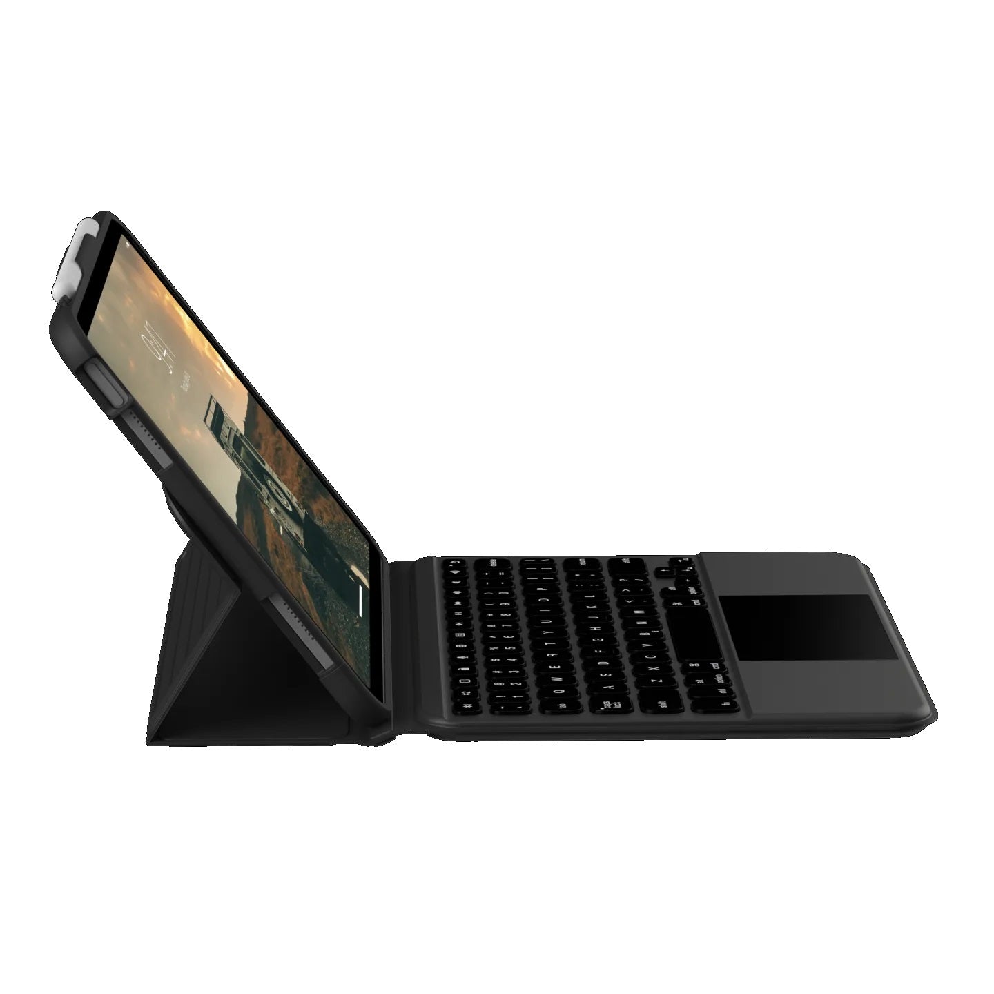 UAG Apple iPad (11.0') 11th Gen (A16) / iPad 10th Gen (10.9') Bluetooth Keyboard with Trackpad & Backlit Keys Rugged Case-Black /Ash - 1 Year Warranty