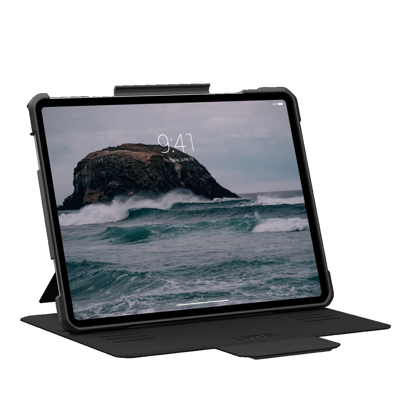 UAG Metropolis SE Apple iPad Air (M3/M2) (13') (1st Gen) Folio Rugged Case - Black (124472114040), DROP+ Military Standard, 10 Years Warranty
