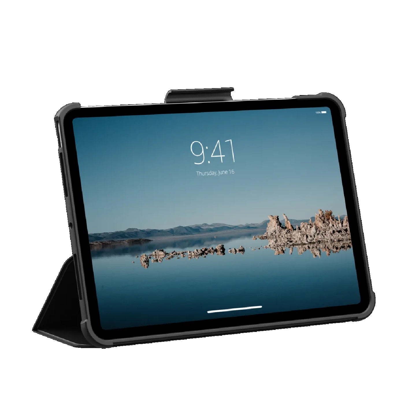 UAG Plyo Apple iPad Pro (11') (M5/M4) (6th/5th Gen) Folio Rugged Case - Black/Ice (124477114043), DROP+ Military Standard, 10 Years Warranty