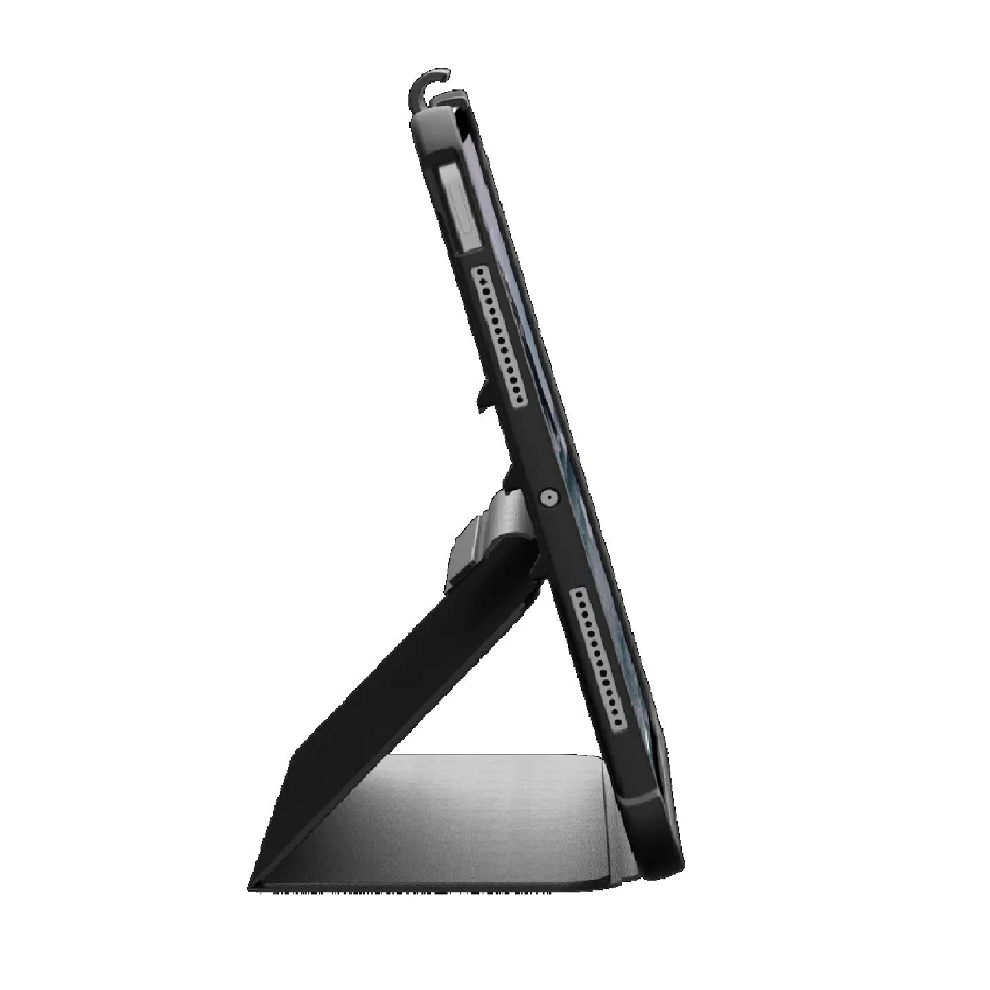 UAG Plyo Apple iPad Pro (11') (M5/M4) (6th/5th Gen) Folio Rugged Case - Black/Ice (124477114043), DROP+ Military Standard, 10 Years Warranty
