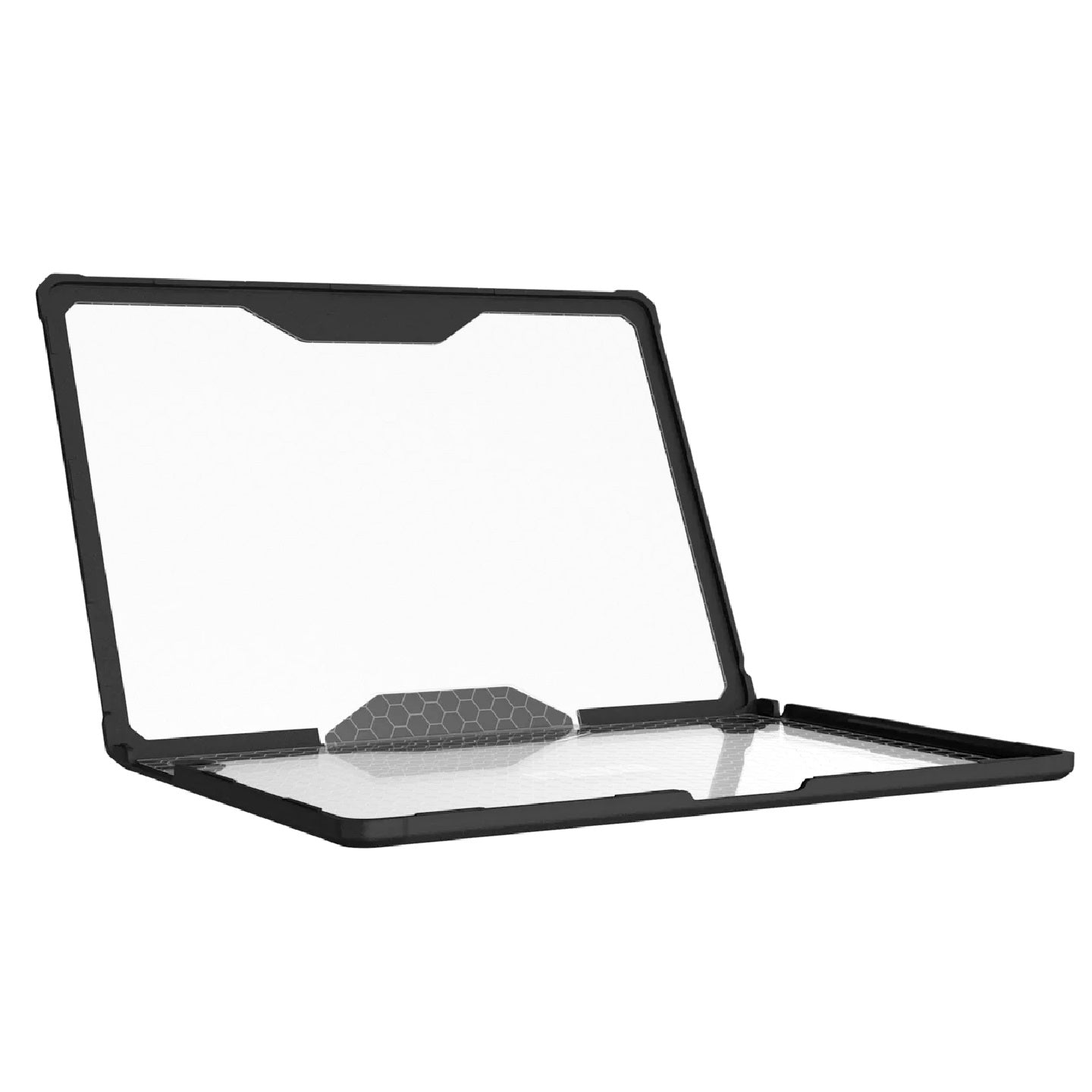 UAG Plyo Apple MacBook Air (15') (M2/M3) Rugged Case - Ice/Black (134414114340), DROP+ Military Standard, Armor Shell, 10 Years Warranty