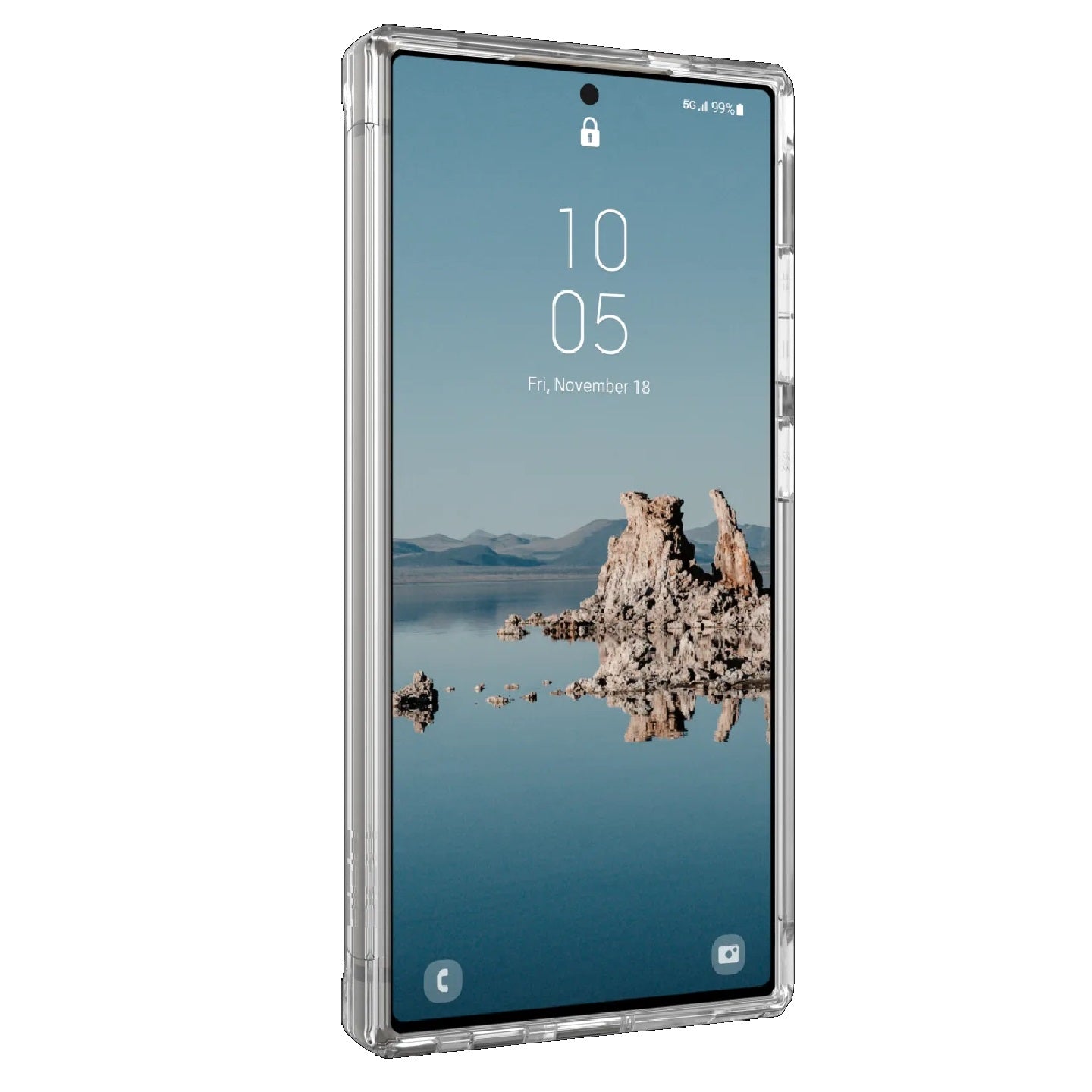 UAG Plyo Pro Magnetic Samsung Galaxy S24 Ultra 5G (6.8') Rugged Case - Ice/Silver (214431114333),16ft. Drop Protection (4.8M), 10 Years Warranty