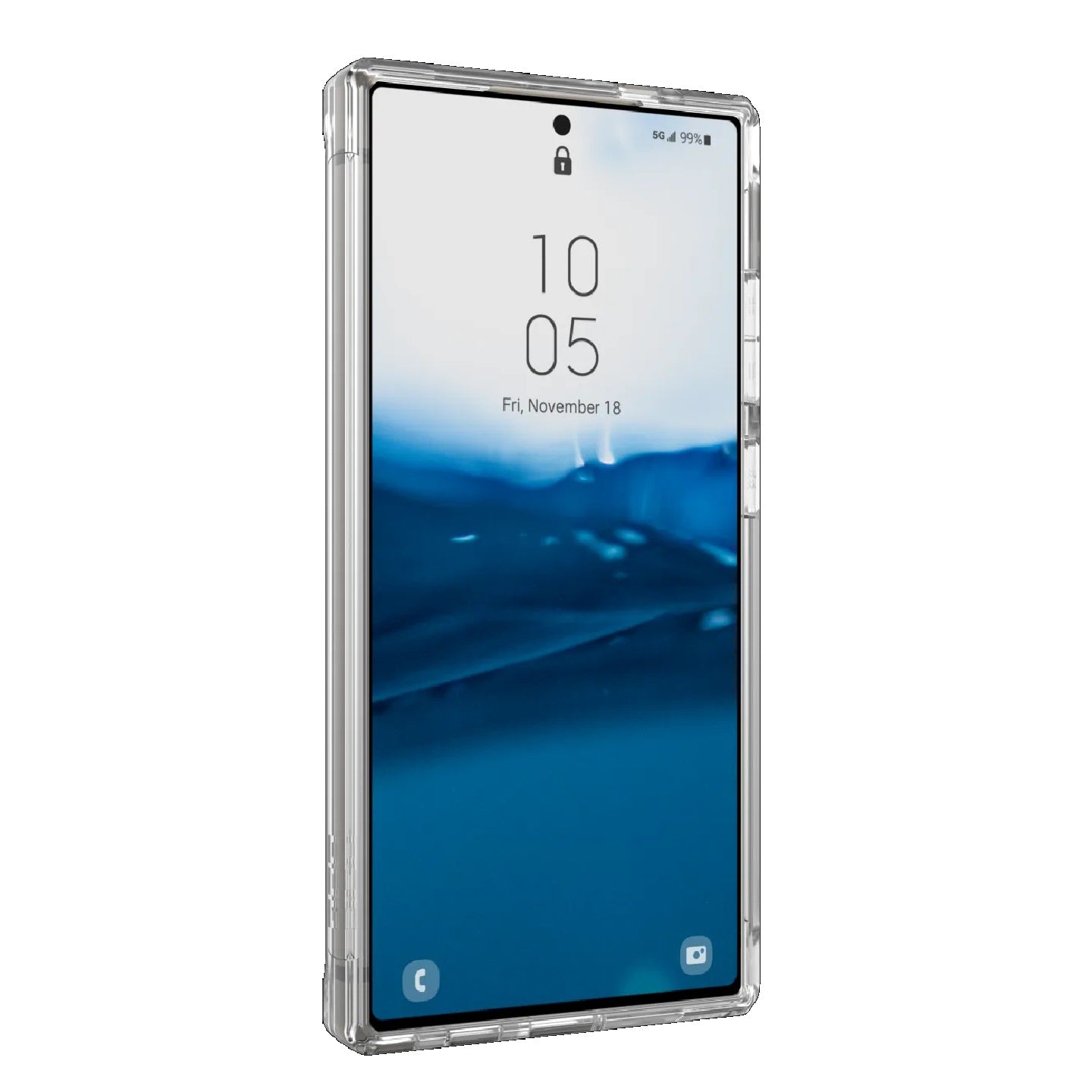 UAG Plyo Samsung Galaxy S24 Ultra 5G (6.8') Case - Ice (214432114343), 16ft. Dro