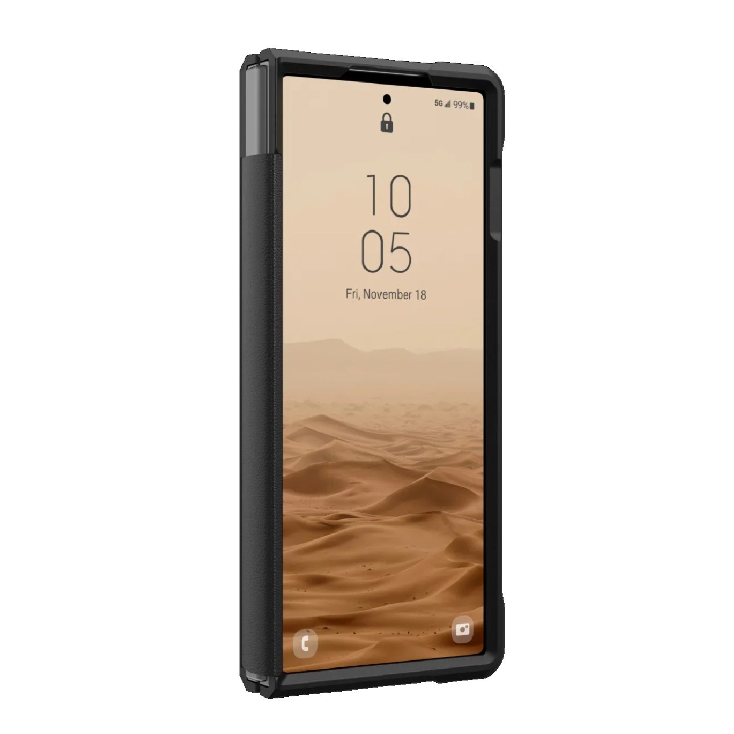 UAG Civilian Samsung Galaxy Z Fold6 5G (7.6') Rugged Case - Black (214451114040), DROP+ Military Standard, Raised Screen Surround, 10 Years Warranty