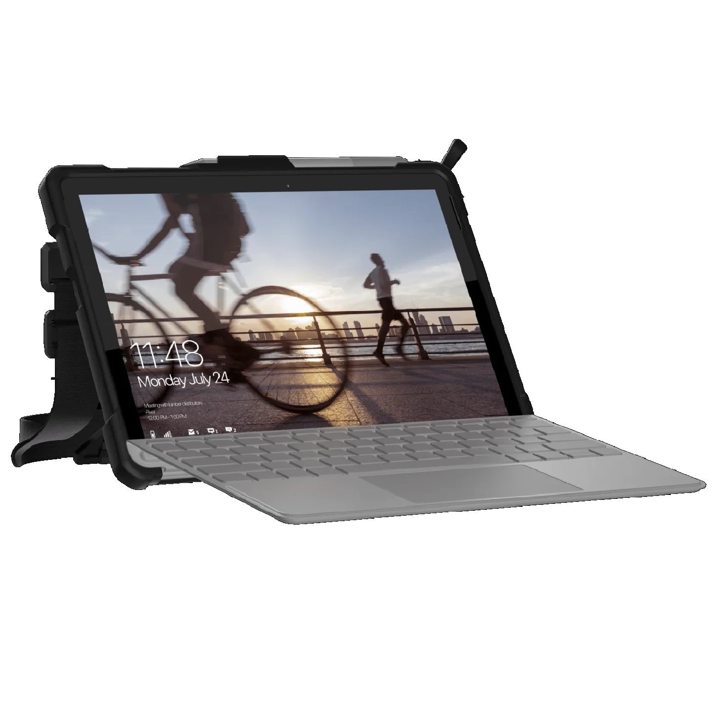 UAG Plasma Microsoft Surface Go 4/ Go 3/ Go 2/ Go With Hand & Shoulder Strap Rugged Case - Ice(321073114343), 1 Year Warranty