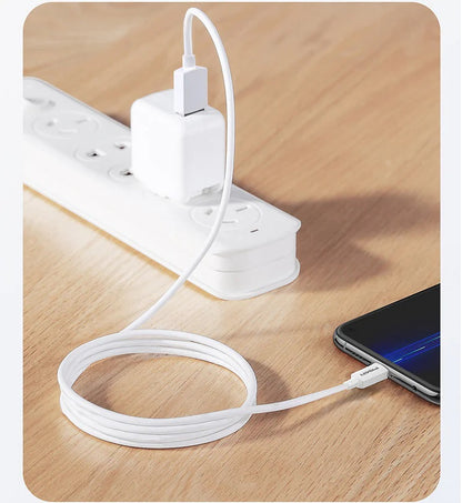 PISEN USB-C to USB-A Cable (1M) White -Data Transfer 480Mbps,Durable and Flexible,Samsung Galaxy,Apple iPhone,iPad,MacBook,Google,OPPO,Nokia