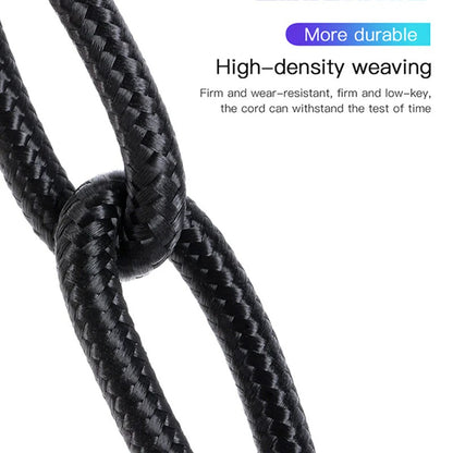 USP BoostUp Braided USB-C to USB-C Cable (3M) Black -3A Fast & Safe Charge,Strong & Durable,Samsung Galaxy,Apple iPhone,iPad,MacBook,Google,OPPO,Nokia