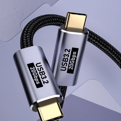 Pisen BoostUp Braided USB-C to USB-C (3.2 Gen2) Charge & Video (8K@64HZ) Cable (