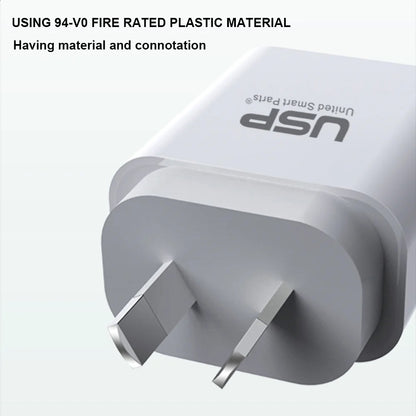 USP 20W USB-C PD Fast Wall Charger White - Extremely Compact Plug Makes It Ideal