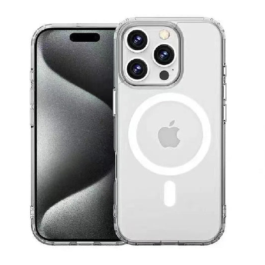 USP Apple iPhone 16 Pro (6.3') Clear Rock Shockproof Case with MagSafe - Ultra-Thin, Lightweight, Non-Slip, Multi-Layer, 3 Year Warranty
