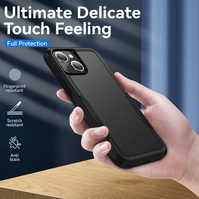 USP Apple iPhone Air (6.5') Armor Light Case Black - Two Tough Layers, No-Slip, Sleek, Ultimate Protection, Strong & Durable, 3 Year Warranty