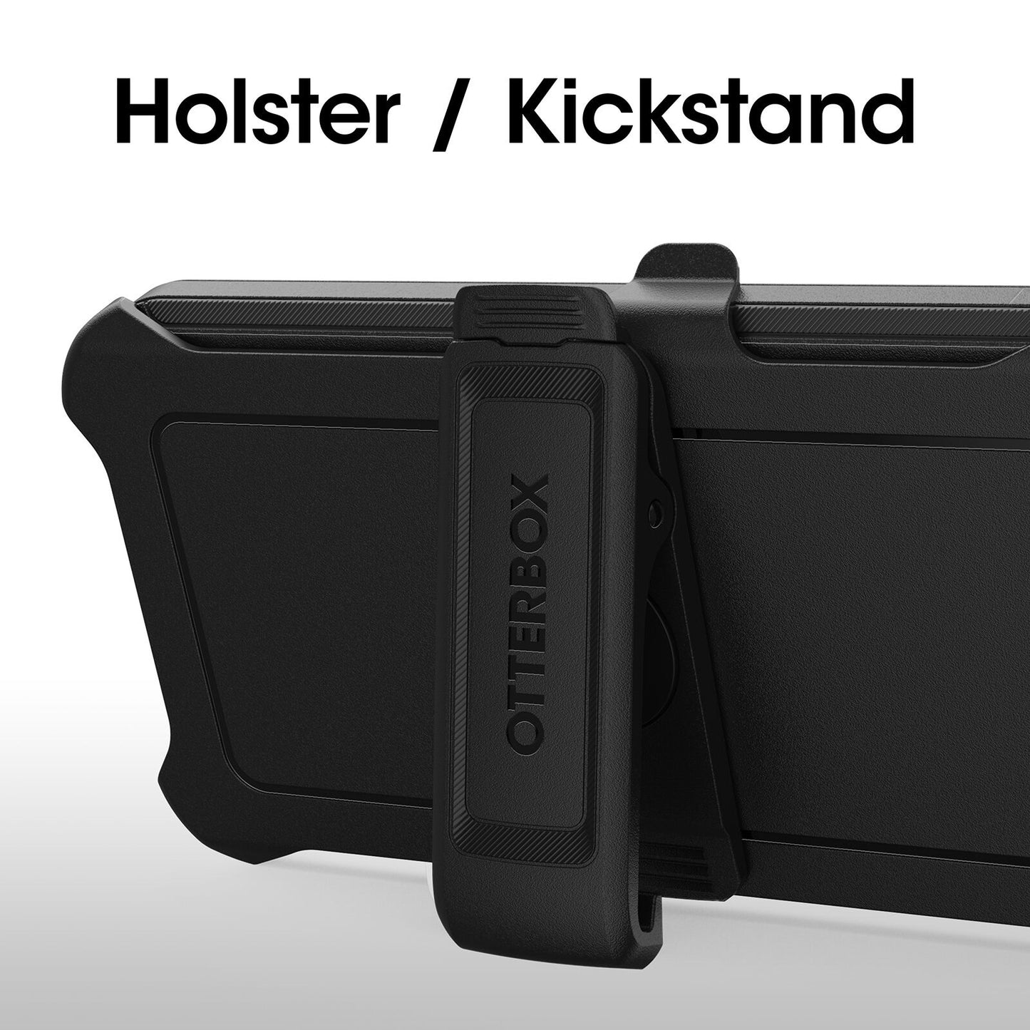 OtterBox Defender Samsung Galaxy S23 5G (6.1') Case Black - (77-91036), DROP+ 4X Military Standard, Included Holster, Rugged, 7 Years Warranty