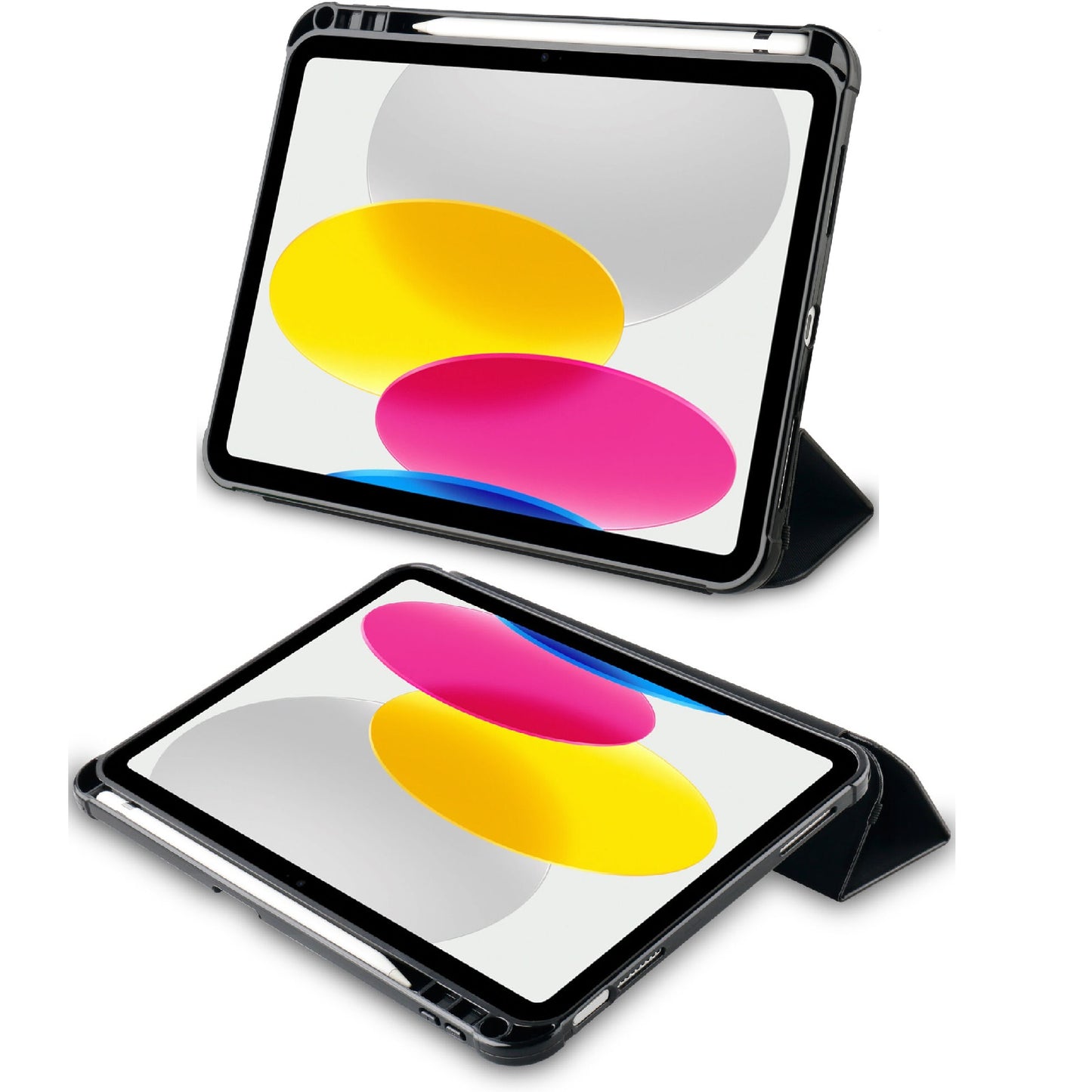 OtterBox React Folio Apple iPad (11.0') 11th Gen (A16) / iPad 10th Gen (10.9') Case Black-No Retail Packaging-DROP+ Military Standard,7 Years Warranty