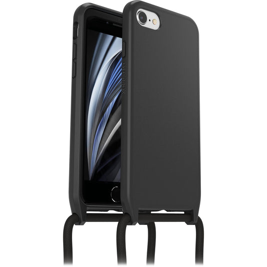 OtterBox React Necklace Apple iPhone SE (3rd & 2nd Gen) and iPhone 8/7 Case Black - (77-92273), DROP+ Military Standard, 7 Years Warranty