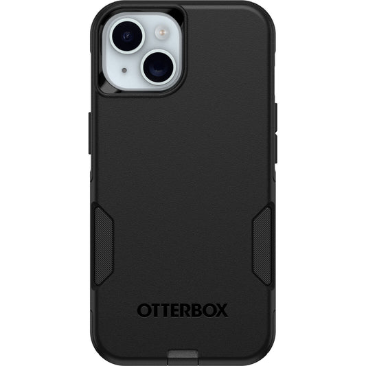 OtterBox Commuter Apple iPhone 16e/ iPhone 15 / iPhone 14 / iPhone 13 (6.1') Case Black - (77-92605), DROP+ 3X Military Standard, 7 Years Warranty