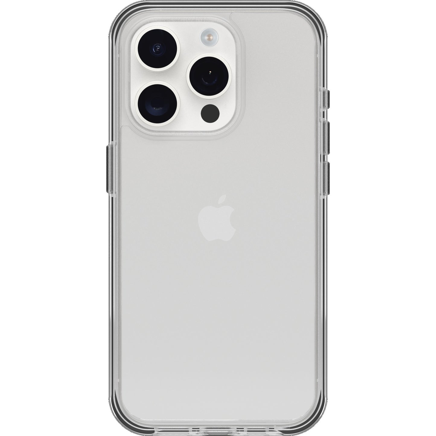 OtterBox Symmetry Apple iPhone 15 Pro (6.1') Case Clear - (77-92641), Antimicrobial, DROP+ 3X Military Standard, Ultra-Sleek,7 Years Warranty