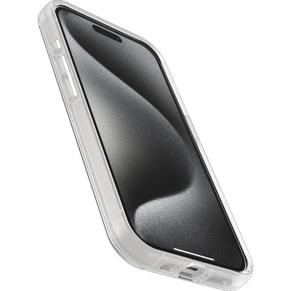 OtterBox Symmetry Apple iPhone 15 Pro (6.1') Case Clear - (77-92641), Antimicrobial, DROP+ 3X Military Standard, Ultra-Sleek,7 Years Warranty