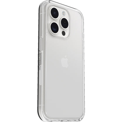 OtterBox Symmetry Apple iPhone 15 Pro (6.1') Case Clear - (77-92641), Antimicrobial, DROP+ 3X Military Standard, Ultra-Sleek,7 Years Warranty