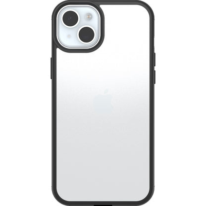 OtterBox React Apple iPhone 15 Plus / iPhone 14 Plus (6.7') Case Black Crystal (Clear/Black) - (77-92768), DROP+ Military Standard,7 Years Warranty