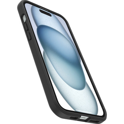 OtterBox React Apple iPhone 15 Plus / iPhone 14 Plus (6.7') Case Black Crystal (Clear/Black) - (77-92768), DROP+ Military Standard,7 Years Warranty