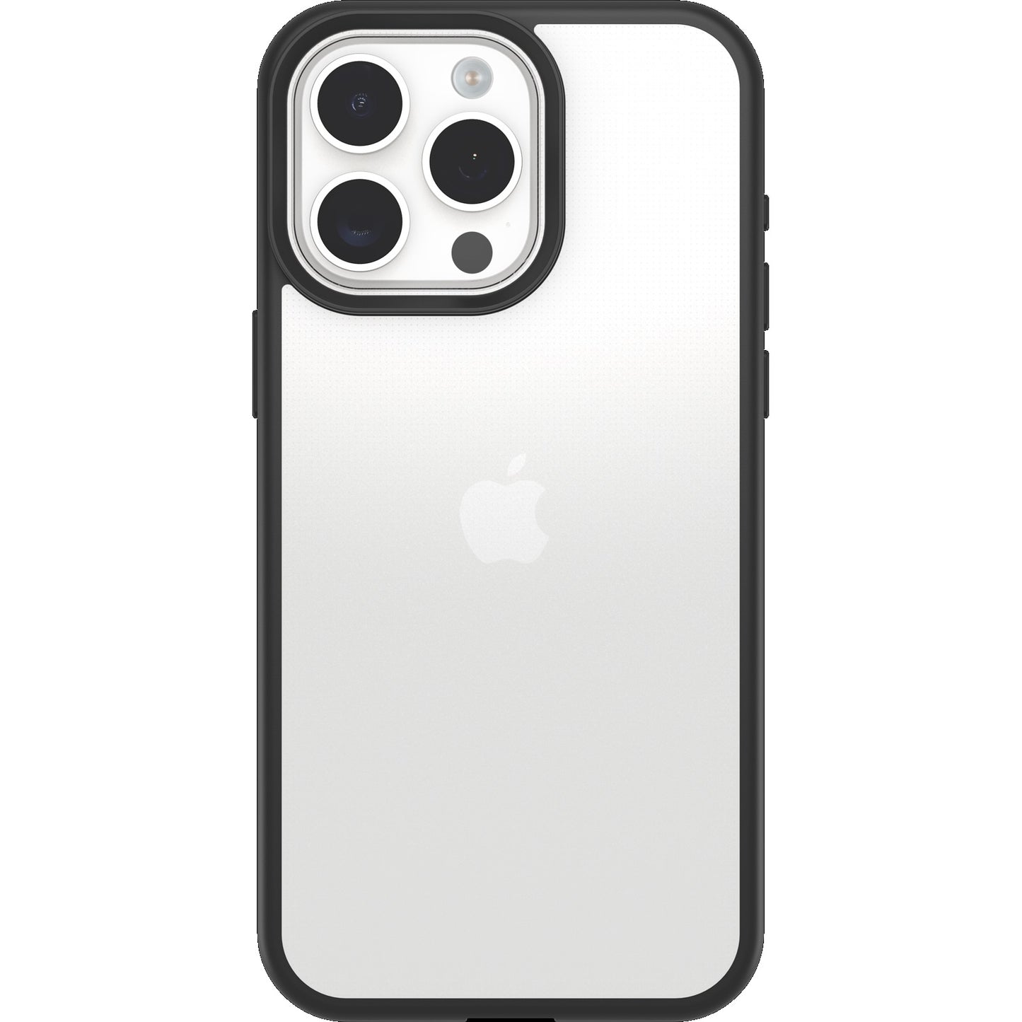 OtterBox React Apple iPhone 15 Pro Max (6.7') Case Black Crystal (Clear/Black) - (77-92783), Antimicrobial,DROP+ Military Standard, 7 Years Warranty