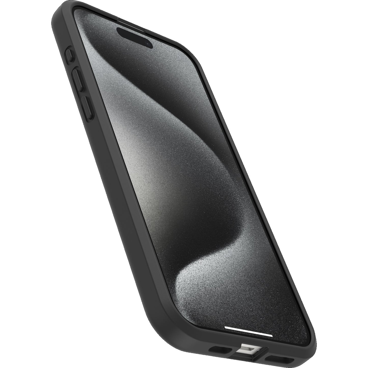 OtterBox React Apple iPhone 15 Pro Max (6.7') Case Black Crystal (Clear/Black) - (77-92783), Antimicrobial,DROP+ Military Standard, 7 Years Warranty