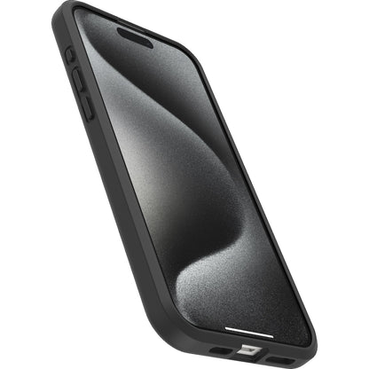 OtterBox React Apple iPhone 15 Pro Max (6.7') Case Black Crystal (Clear/Black) - (77-92783), Antimicrobial,DROP+ Military Standard, 7 Years Warranty