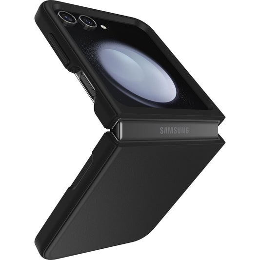 OtterBox Thin Flex Samsung Galaxy Z Flip5 5G (6.7') Case Black - (77-93055), Antimicrobial, DROP+ Military Standard, Raised Edges, 7 Years Warranty