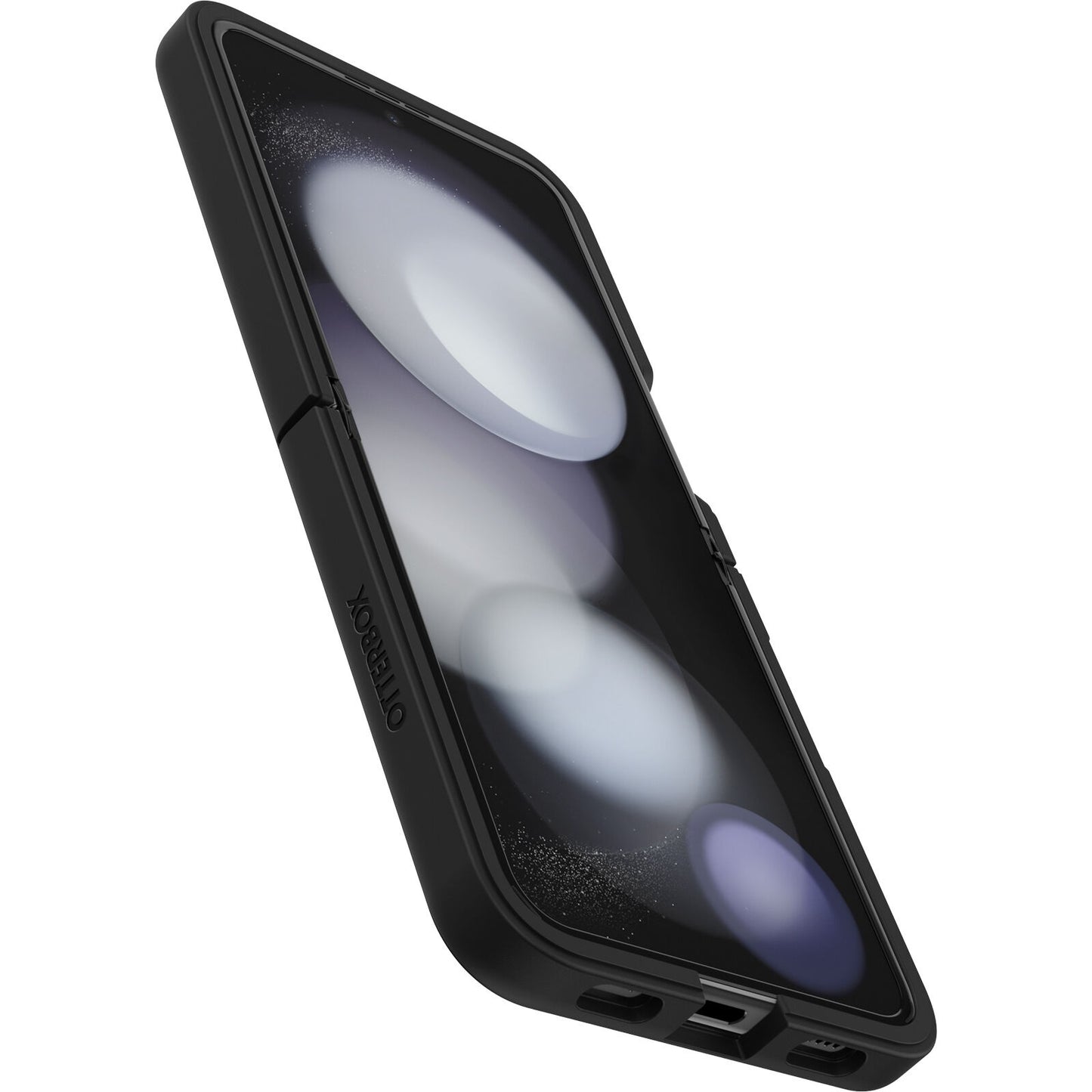 OtterBox Thin Flex Samsung Galaxy Z Flip5 5G (6.7') Case Black - (77-93055), Antimicrobial, DROP+ Military Standard, Raised Edges, 7 Years Warranty