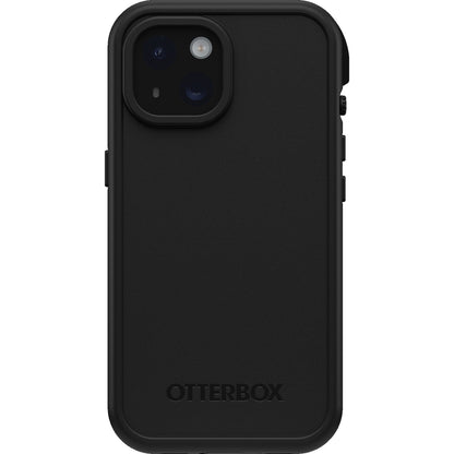 OtterBox Fre MagSafe Apple iPhone 15 (6.1') Case Black -(77-93438),DROP+ 5X Military Standard,2M WaterProof,Built-In Screen Protector,7 Years Warranty