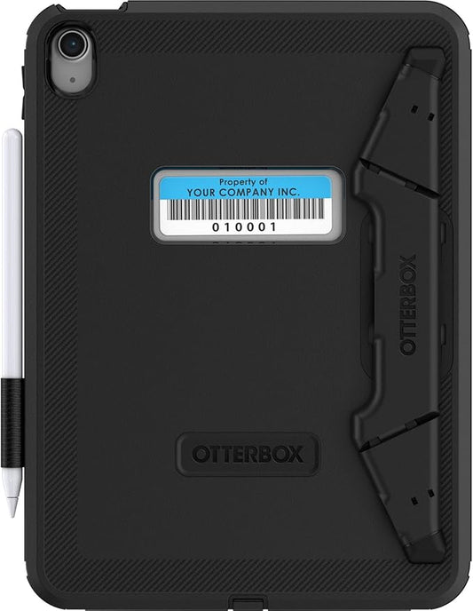 OtterBox Defender Apple iPad (11.0') 11th Gen (A16)/iPad 10th Gen (10.9') Kickstand Case Black for EDU, No Retail, Built-in Screen Protector, 7 Years