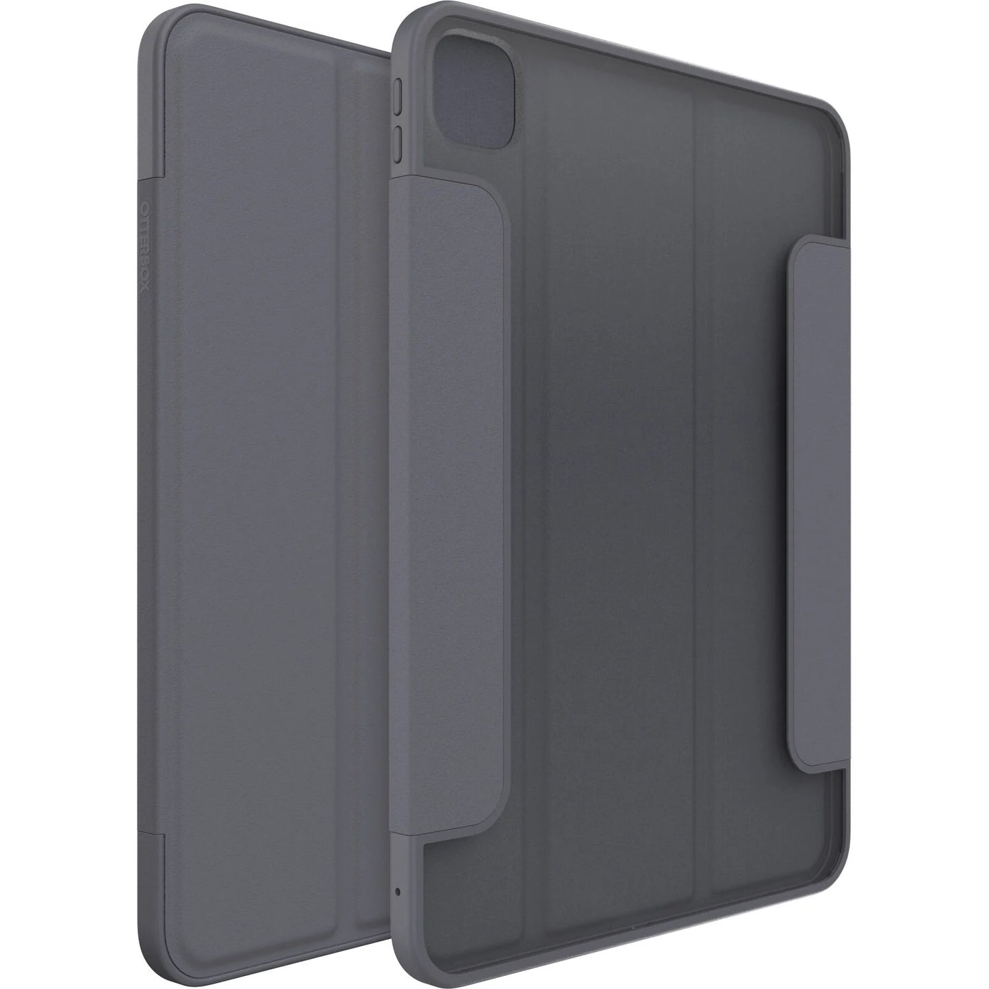 OtterBox Symmetry Folio Apple iPad Pro (11') (M5/M4) (6th/5th Gen) Case Thunderstorm (Clear/Dark Grey) - (77-95257), Pencil Storage, 7 Years Warranty