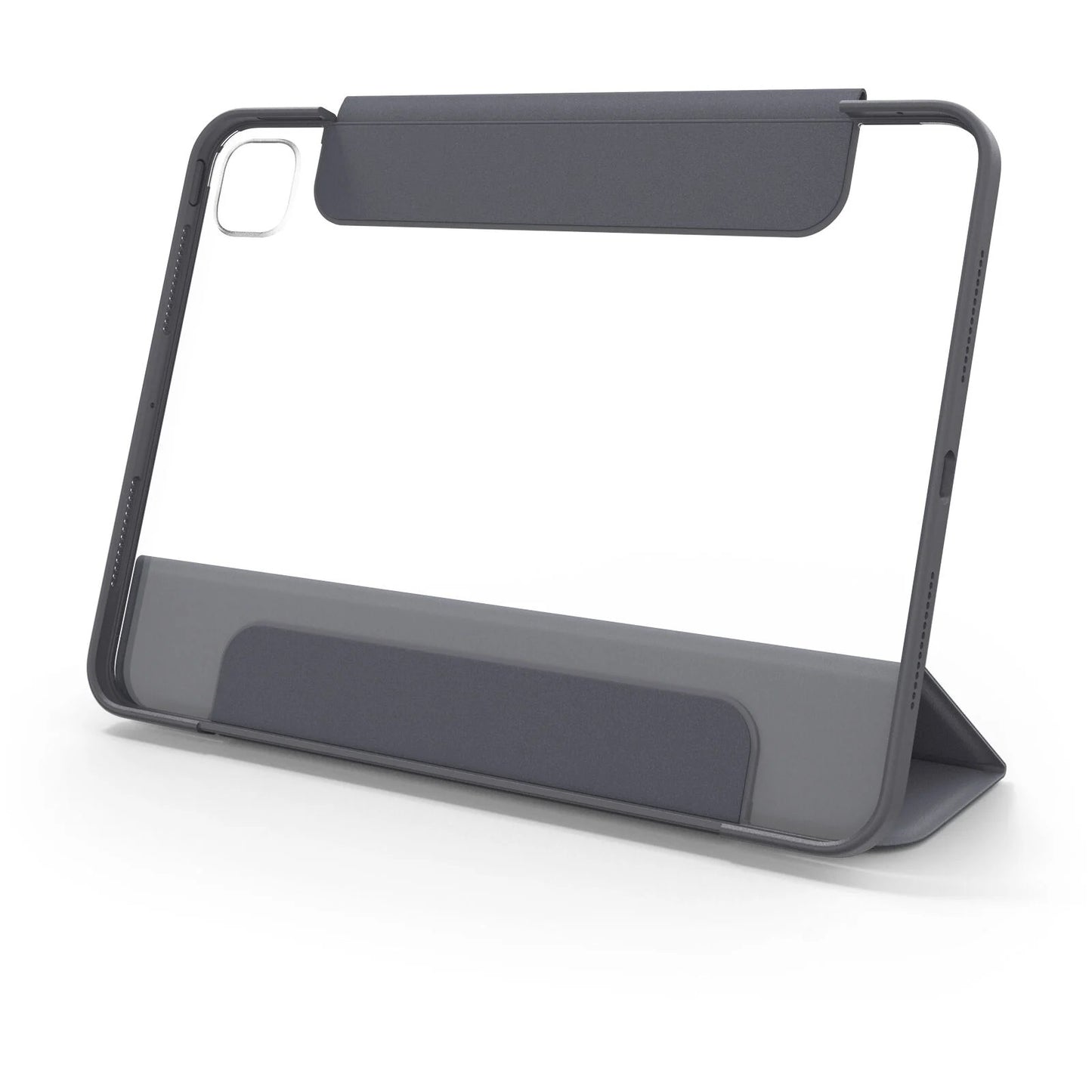 OtterBox Symmetry Folio Apple iPad Pro (11') (M5/M4) (6th/5th Gen) Case Thunderstorm (Clear/Dark Grey) - (77-95257), Pencil Storage, 7 Years Warranty