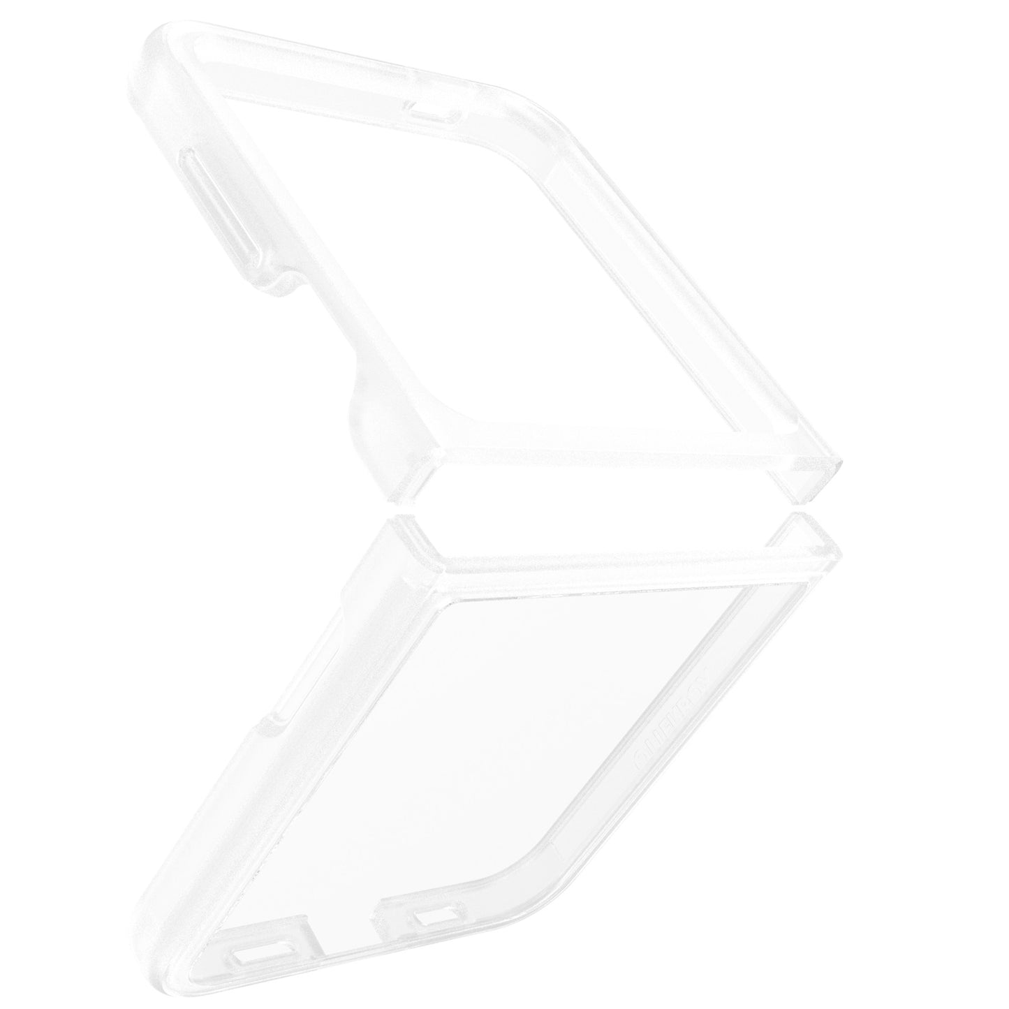 OtterBox Thin Flex Samsung Galaxy Z Flip7 FE 5G / Z Flip6 5G (6.7') Case Clear - (77-95817), Antimicrobial, DROP+ Military Standard, 7 Years Warranty
