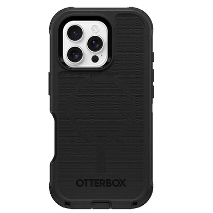 OtterBox Defender MagSafe Apple iPhone 16 Pro Max (6.9') Case Black - (77-95989), DROP+ 7X Military Standard, Tri-Layer,Port Covers, 7 Years Warranty