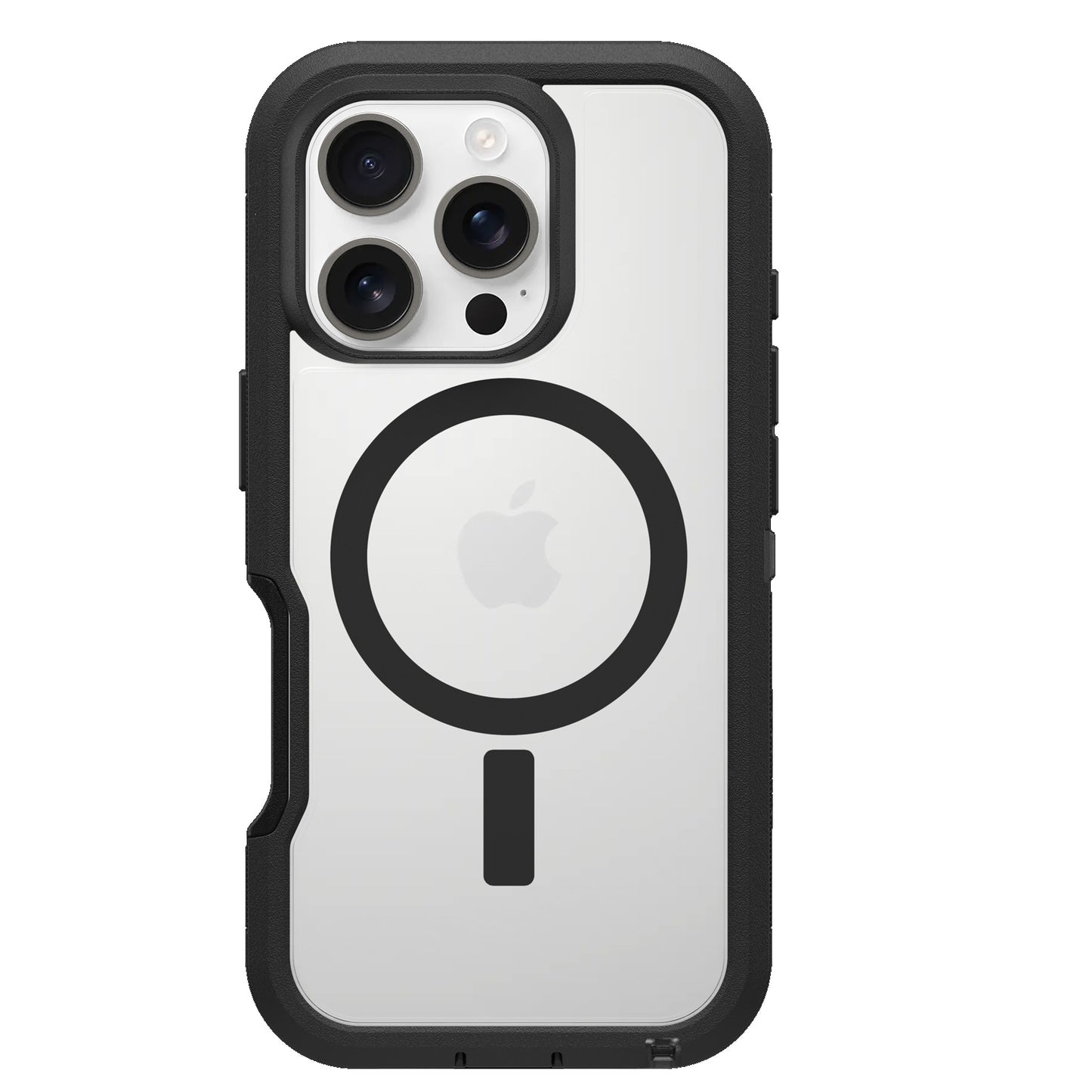 OtterBox Defender XT MagSafe Apple iPhone 16 Pro Max (6.9') Case Clear/Black - (77-96124), DROP+ 7X Military Standard,Multi-Layer, 7 Years Warranty