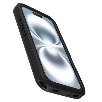 OtterBox FRE MagSafe Apple iPhone 16 (6.1') Case Black - (77-96144), DROP+ 5X Military Standard,2M IP68,Built-In Screen Protector, 7 Years Warranty